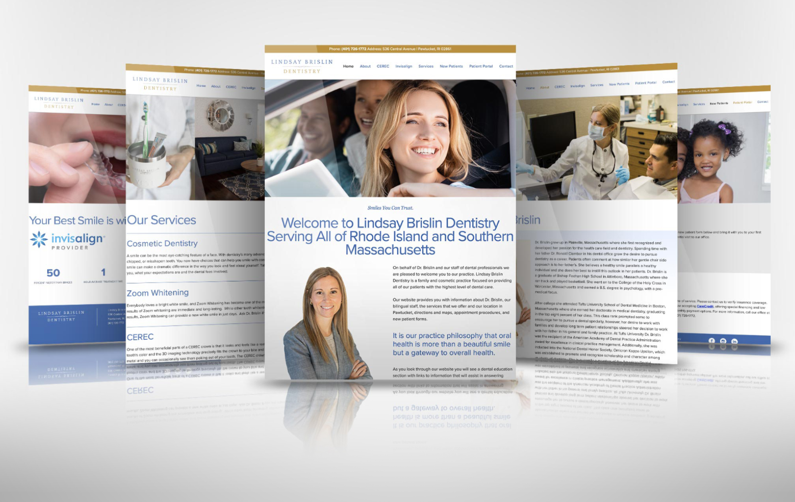 image of dentistry web site design